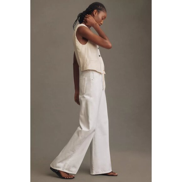 CITIZENS OF HUMANITY Brynn Wide Leg Organic Cotton Trouser Jeans in Tulip US 24 - Picture 15 of 16